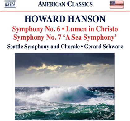 Schwarz Gerard / Seattle Symphony & Howard Hanson (1896-1981) - Sinfonien Nr 6 & 7