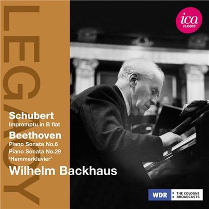 Wilhelm Backhaus & Schubert Franz / Beethoven Ludwig Van - Impromptus D935 / Klaviersonaten 6 & 29