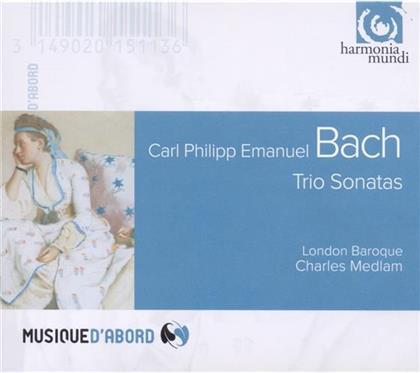 Medlam Charles / London Baroque & Carl Philipp Emanuel Bach (1714-1788) - Trio Sonate Wq154, Wq155, Wq15
