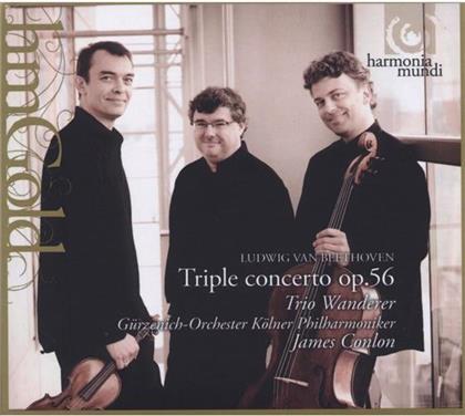 Conlon James / Wanderer Trio, Po Guerzen & Ludwig van Beethoven (1770-1827) - Egmont Ouvertuere Op84, Trippelkonzert