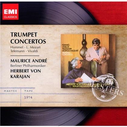 Johann Nepomuk Hummel (1778-1837), Georg Philipp Telemann (1681-1767), Antonio Vivaldi (1678-1741), +, … - Trompetenkonzerte