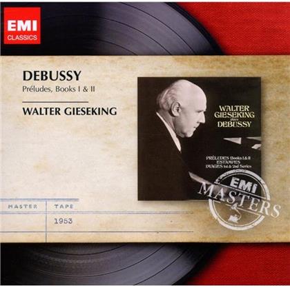 Walter Gieseking & Claude Debussy (1862-1918) - Preludes I & II