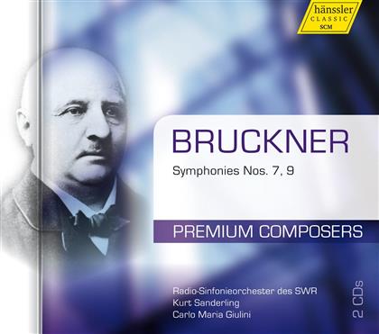 Sanderling Kurt / Rso Stuttgart Swr & Anton Bruckner (1824-1896) - Symphonies Nos. 7 & 9 (2 CDs)