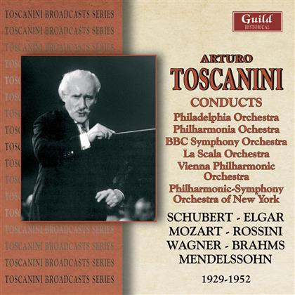 Arturo Toscanini & Schubert / Elgar / Mozart/Rossini/Wagner - Toscanini Conducts 1926-1952 (2 CDs)