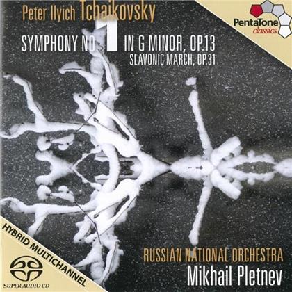 Pletnev Mikhail / Russian No & Peter Iljitsch Tschaikowsky (1840-1893) - Marche Slave Op31, Sinfonie Nr. 1