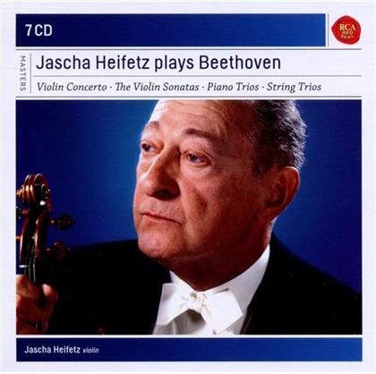 Jascha Heifetz & Ludwig van Beethoven (1770-1827) - Jascha Heifetz Plays Beethoven (7 CD)