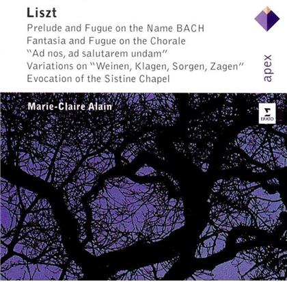 Marie-Claire Alain & Franz Liszt (1811-1886) - Organ Masterworks