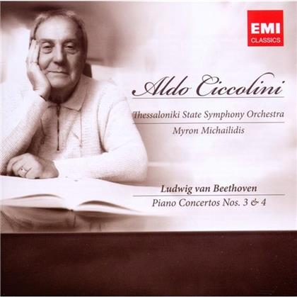 Ciccolini Aldo / Michailidis / Tso & Ludwig van Beethoven (1770-1827) - Klavierkonzerte 3 & 4