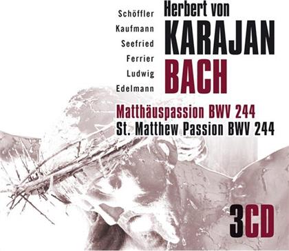 Seefried / Ferrier / Ludwig / Edelmann & Johann Sebastian Bach (1685-1750) - Matthaeus-Passion Bwv244 (3 CDs)