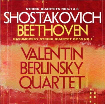 Valentin Berlinsky Quartett & Dimitri Schostakowitsch (1906-1975) - Quartett Nr7 Op108, Nr8 Op110