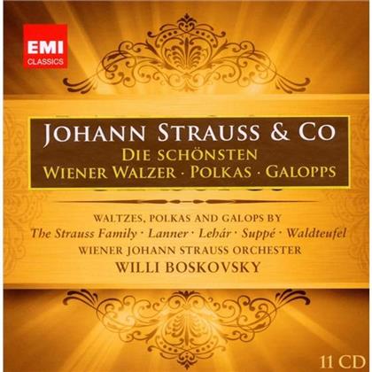 Boskovsky Willi / Wjso & Strauss / Lanner / Suppe / Lehar / + - Strauss & Co - Walzer, Polkas (11 CDs)