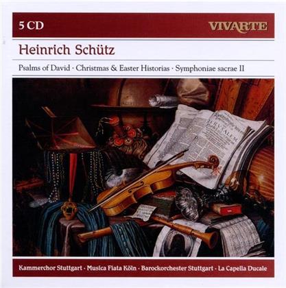 Bernius Frieder / Kammerchor Stuttgart & Heinrich Schütz (1585-1672) - Psalms Of David; Christmas & E (5 CDs)