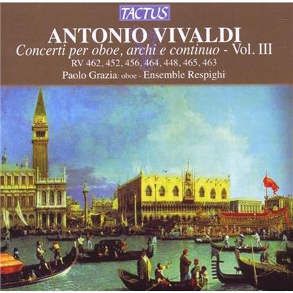 Grazia Paolo / Respighi Ensemble & Antonio Vivaldi (1678-1741) - Concerti Per Oboe, Archi E Con