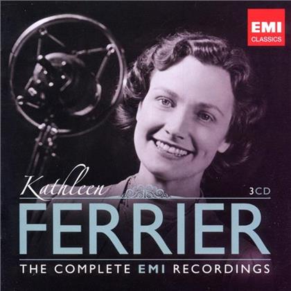 Kathleen Ferrier, Gustav Mahler (1860-1911), Johann Sebastian Bach (1685-1750), Gluck, … - Complete Emi Recordings (3 CDs)