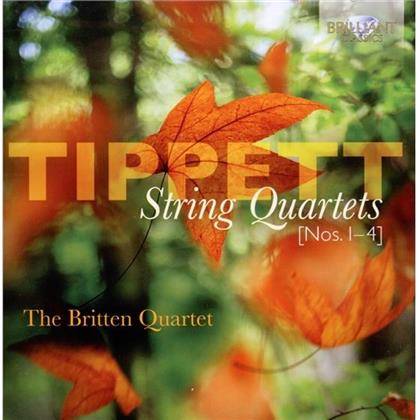 Britten Quartet & Sir Michael Tippett (1905-1998) - Streichquartette 1-4 (2 CDs)