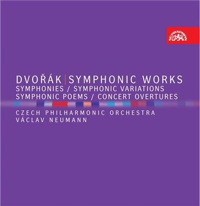 Neumann Vaclav / Tschechische Philharm. & Antonin Dvorák (1841-1904) - Sinfonien 1-9 / Sinf. Variationen (8 CDs)