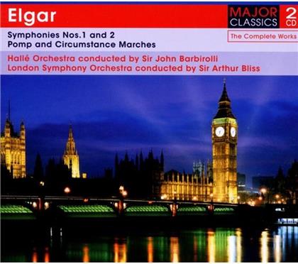--- & Sir Edward Elgar (1857-1934) - Pomp & C. / Symphonies Nos 1 And 2 (2 CDs)