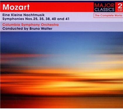 Walter Bruno / Columbia Symphony Orch. & Wolfgang Amadeus Mozart (1756-1791) - Symphonies-25,35,38,40,41-Cond (2 CDs)