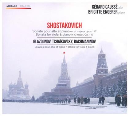 Causse Gerard / Engerer Brigitte & Glazunow / Rachmaninoff /Schostakowitsch - Elegie Op44, Vocalise / Sonate / Melodie