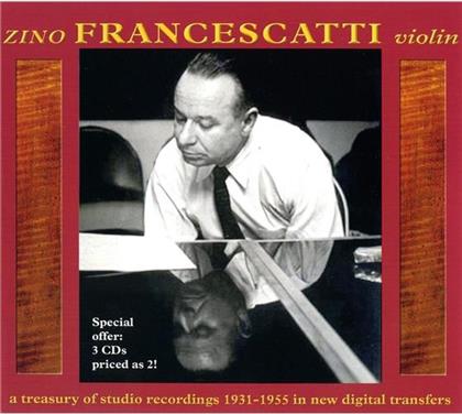 Francescatti Zino / Guilet Quartett & --- - Treasury Of Studio Rec. 1931-1955 (3 CDs)