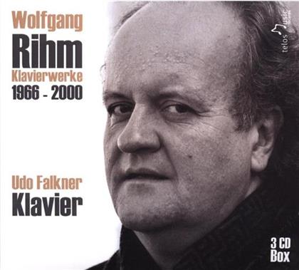 Udo Falkner & Wolfgang Rihm (*1952) - Piano Works (3 CDs)