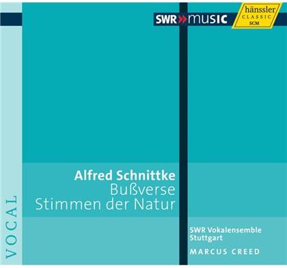 Creed Marcus / Swr Vokalensemble Stuttg. & Alfred Schnittke (1934-1998) - Zwölf Bussverse / Stimmen Der Natur (SACD)