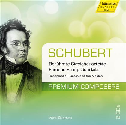 Verdi Quartett & Franz Schubert (1797-1828) - Berühmte Streichquartette - Rosamunde