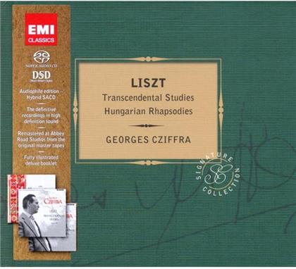 Georges Cziffra & Franz Liszt (1811-1886) - Ungar. Rhapsodien / Trans.Etuede (3 CD)