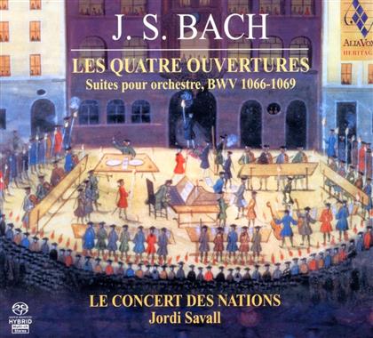 Savall Jordi / Le Concert Des Nations & Johann Sebastian Bach (1685-1750) - Les Quatre Ouverures, Suites P.Orchestre (2 SACDs)