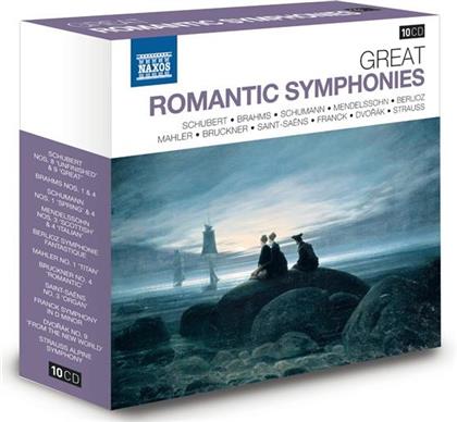 --- & --- - Great Romantic Symphonies - (Naxos) (10 CDs)
