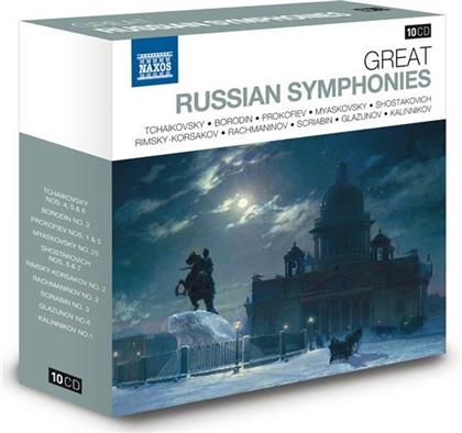 --- & --- - Great Russian Symphies - (Naxos) (10 CDs)