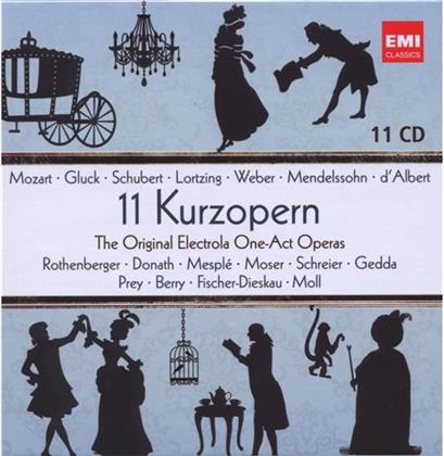Rothenberger / Donath / Prey / Gedda & Mozart / Lortzing / Schubert - 11 Kurzopern (11 CDs)