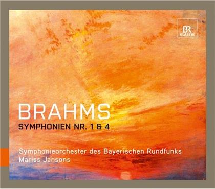 Jansons Mariss / So Bayrischer Rundfunk & Johannes Brahms (1833-1897) - Sinfonien Nr. 1 & 4 (2 CDs)