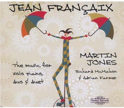 Jones Martin / Mc Mahon Richard & Jean Françaix (1912-1997) - Music For Solo Piano, Duo & Duet (3 CDs)