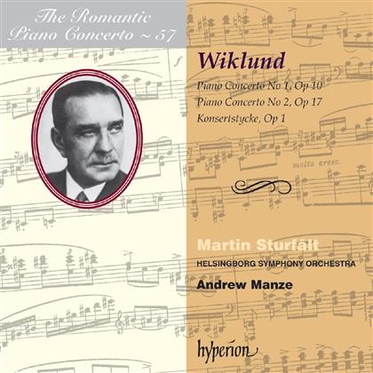 Sturfält / Manze / Helsongborg So & Adolf Wiklund - Pianoconcertos 1 & 2 / Konsertstycke Op1