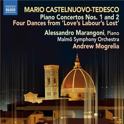 Marangoni Alessandro / Mogrelia/Malmö So & Mario Castelnuovo-Tedesco (1895-1968) - Klavierkonz.Nr. 1+2