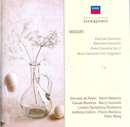 Maag Peter / Peyer / Helaerts & Wolfgang Amadeus Mozart (1756-1791) - Clarinet-, Bassoon-, Flute- Horn Conc.