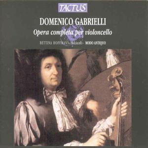 Hoffmann Bettina / Modo Antiquo & Domenico Gabrielli - Opera Completa Püer Violoncello