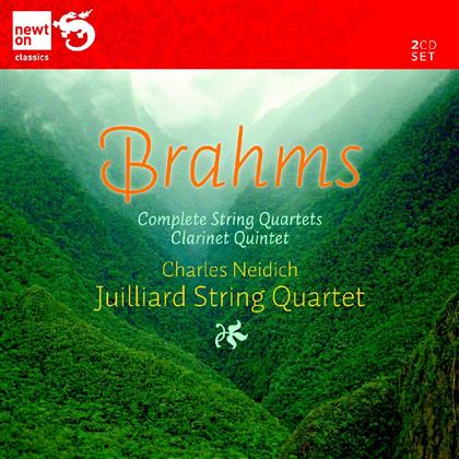 Juilliard String Quartet, Ch. Neidlich & Johannes Brahms (1833-1897) - Sämtl. Streichquartette / Klar.Quintett