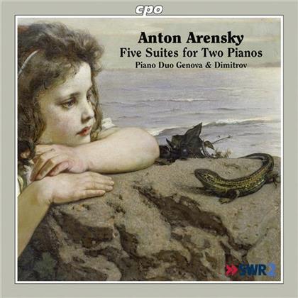 Piano Duo Genova & Dimitrov & Anton Stepanovich Arensky (1861-1906) - 5 Suiten Fuer 2 Klaviere