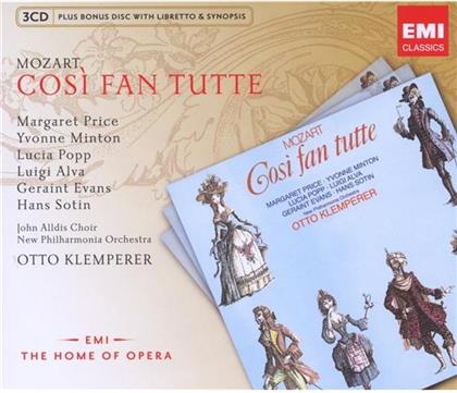 Klemperer Otto / Price M. / Popp / Pol & Wolfgang Amadeus Mozart (1756-1791) - Cosi Fan Tutte (4 CDs)