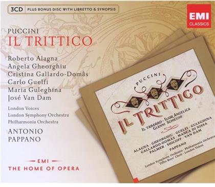 Pappano Antonio / Gheorghiu / Alagna/Lso & Giacomo Puccini (1858-1924) - Il Trittico (4 CDs)