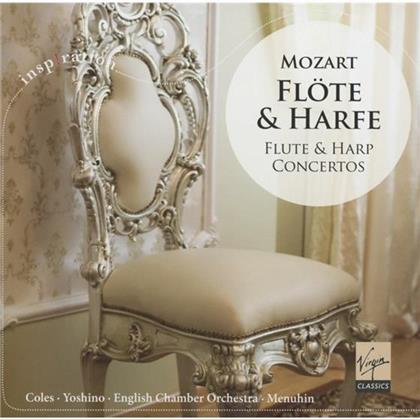 Wolfgang Amadeus Mozart (1756-1791), Sir Yehudi Menuhin, Samuel Coles (Flöte), Naoko Yoshino (Harfe) & English Chamber Orchestra - Floete & Harfe