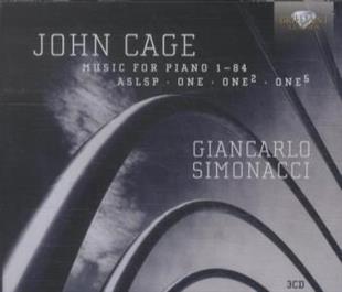 Giancarlo Simonacci & John Cage (1912-1992) - Music For Piano 1-84 / Zahlenstück-Zykl.