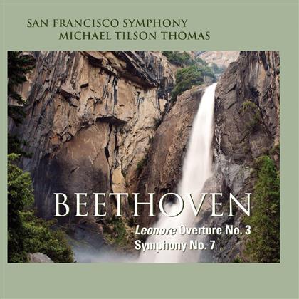 Tilson Thomas Michael /San Francisco So & Ludwig van Beethoven (1770-1827) - Sinfonie Nr7, Leonore Nr3 Op72 (SACD)