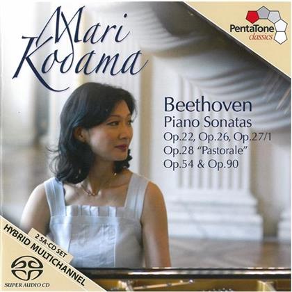 Mari Kodama & Ludwig van Beethoven (1770-1827) - Klaviersonaten Op26, Op27/1, O (SACD)