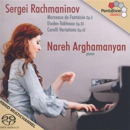 Nareh Arghamanyan & Sergej Rachmaninoff (1873-1943) - Mazurka / Variationen / Etudes-Tableaux (SACD)