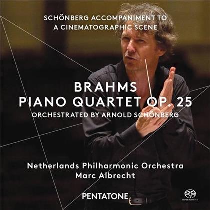 Johannes Brahms (1833-1897), Marc Albrecht & Netherlands Philharmonic Orchestra - Klavierquartett op.25 (in der Bearbeitung von Schönberg) (Hybrid SACD)