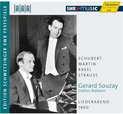 Souzay Gerard / Baldwin Dalton & Schubert / Ravel / Strauss / Martin - Liederabend 1960