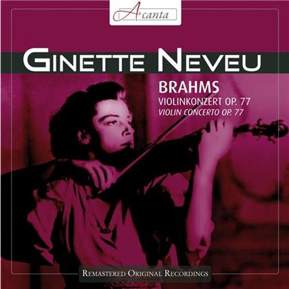 Gneveu Inette / Norddeutsches Rso & Johannes Brahms (1833-1897) - Violinkonzert Op77